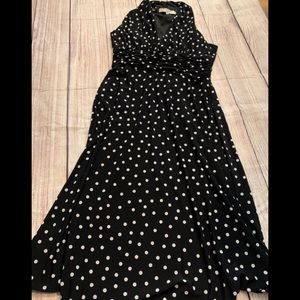 Evan-Picone Polka Dot Dress